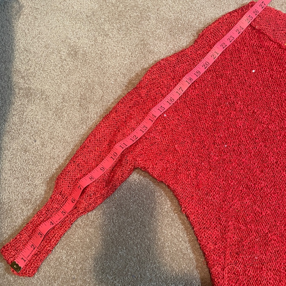 Oversized Red Sweater - Picture 6 of 7